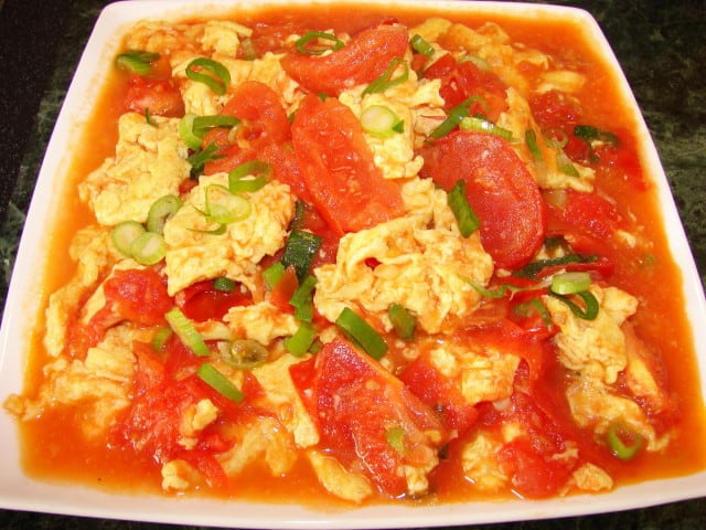 西红柿炒鸡蛋Fried Eggs with Tomato large