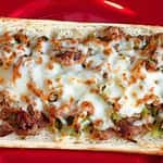 6" Steak Hoagie Sub (Chop up Steak,Onions,Mushroom,Green Pepper, Mozzarella Cheese & Baked)