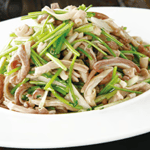 爆炒肚丝Sauteed Pork Tripe & Pepper (Hot)