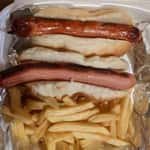 Sahlen's Foot long Hot Dog / French Fries, Relish, Ketchup & Mustard