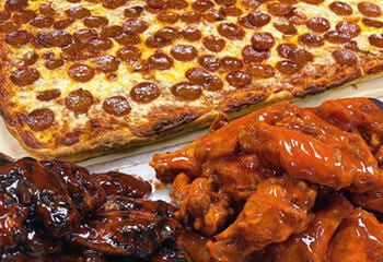 Party Pepperoni & 50 Wings