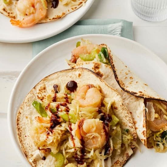 Moo Shu Shrimp & 4 Pancakes